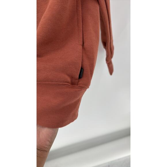 5.11 tactical WREN OVERSIZED FLEECE burnt orange size M mock-neck casual top - Picture 4 of 7